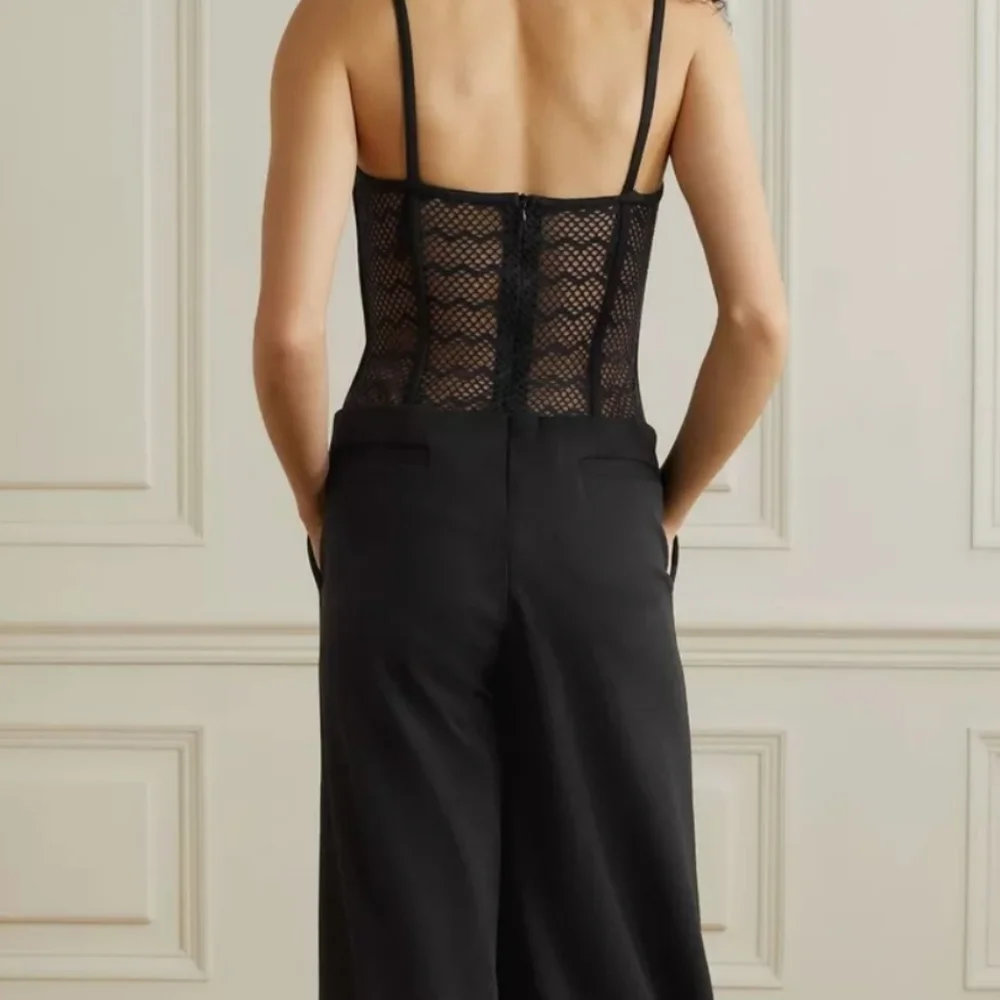 Patbo Corset Crepe Black Jumpsuit - Picture 3 of 15